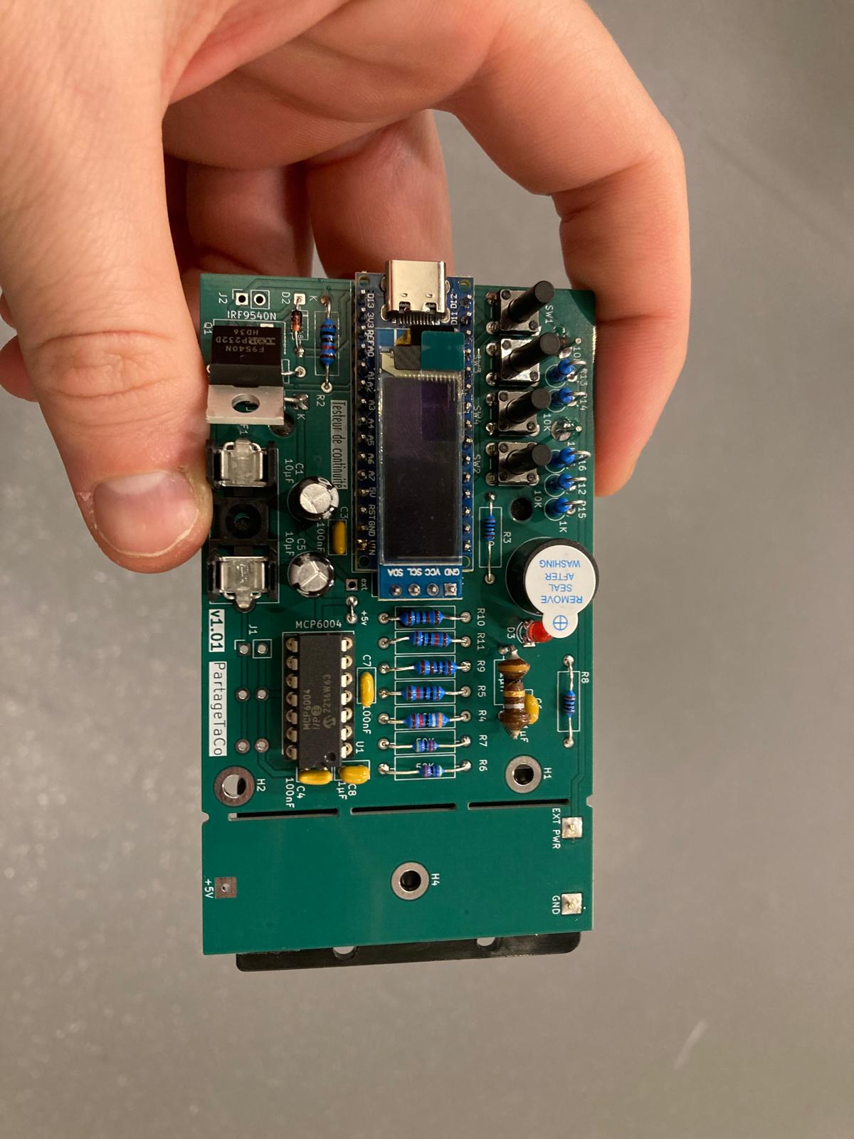 Construction d'un testeur de continuité